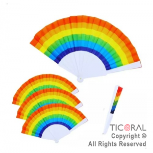 ABANICO MULTICOLOR x 12